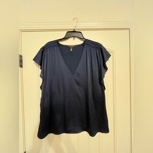 White House Black Market Navy Shell